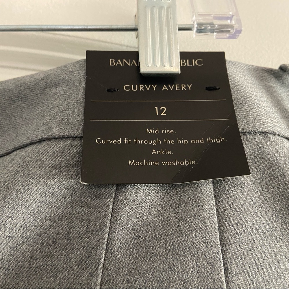 Banana Republic Gray Ankle Cropped Pants